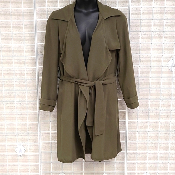 Adrianna Papell Drape Front Jacket Size 8 - Picture 1 of 7
